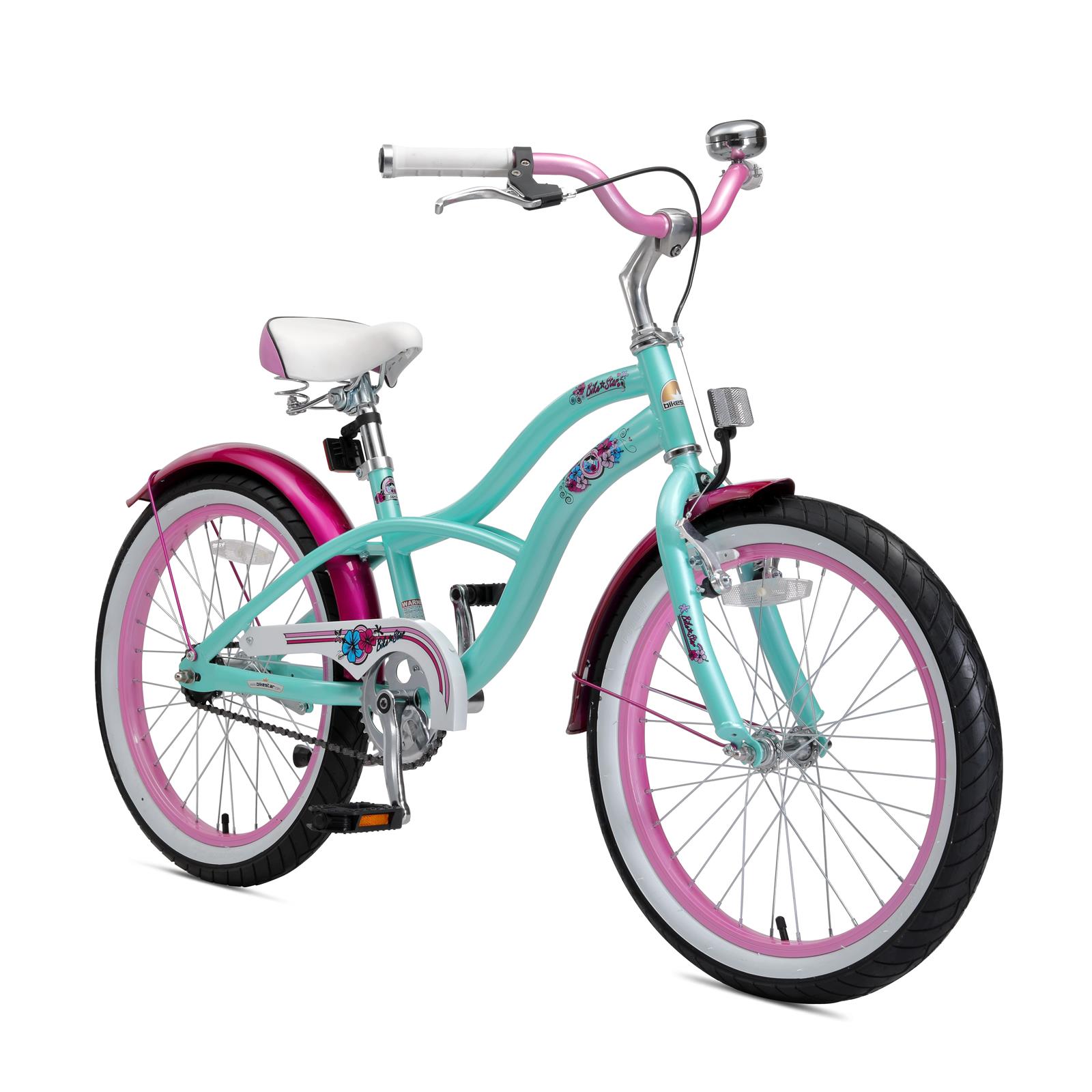 Bikestar Cruiser 20 inch Meisjes Mint - Outlet Fietsen