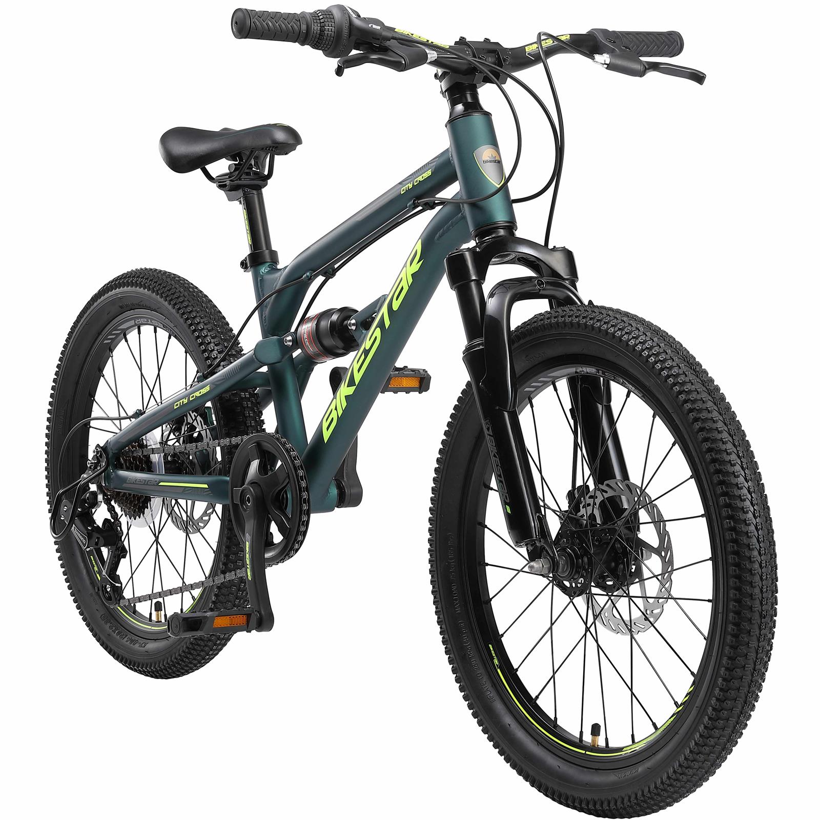 favoriete uitblinken Verbazing Bikestar Fully Mountainbike N7 Jongens Dark Green Demo - Outlet Fietsen
